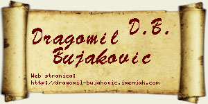 Dragomil Bujaković vizit kartica